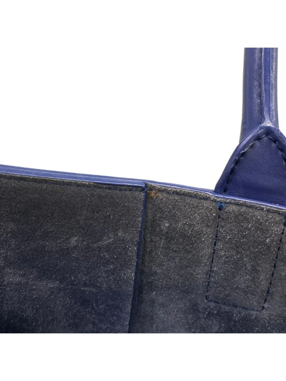 Bottega Veneta Tote Bag the Alco Blue Leather